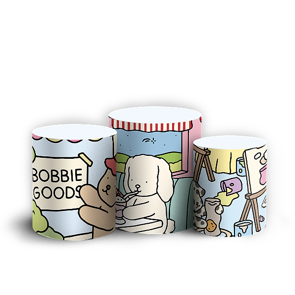 Trio Cilindro - Bobbie Goods - Sublimado 3D