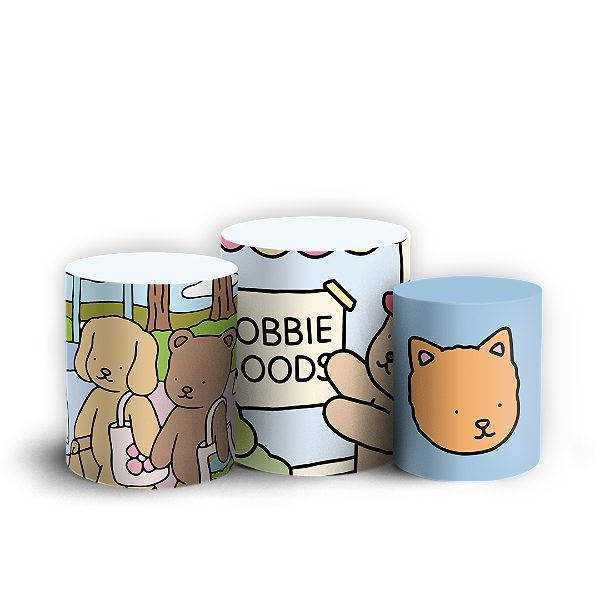 Trio Cilindro - Bobbie Goods - Sublimado 3D
