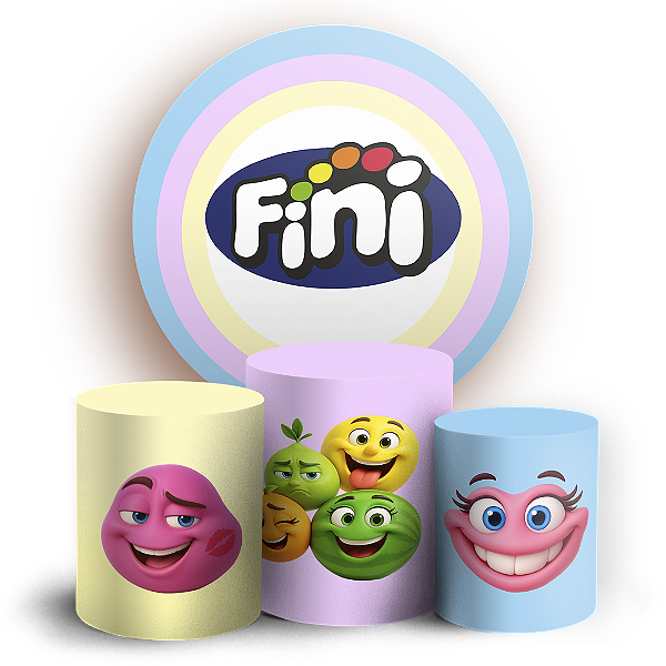 KIT Redondo e Trio - Doce Fini - Sublimado 3D