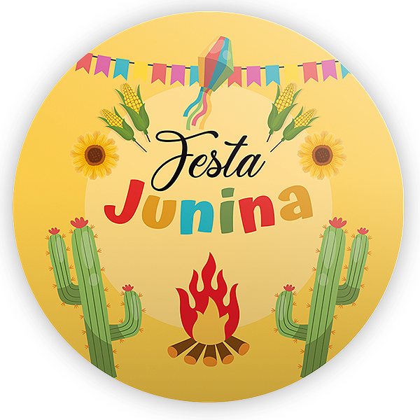 Painel de Mesa - Festa Junina - Sublimado 3D