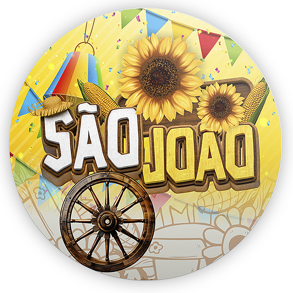 Painel de Mesa - Festa Junina - Sublimado 3D