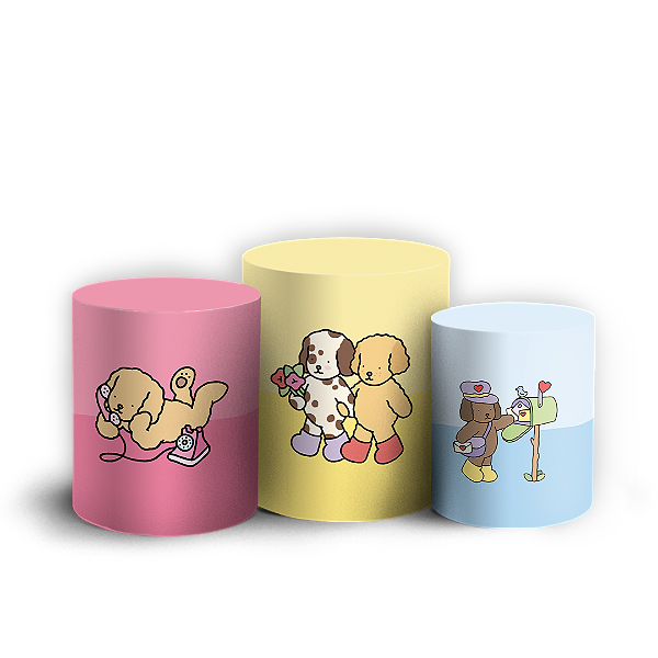 Trio Cilindro - Bobbie Goods - Sublimado 3D