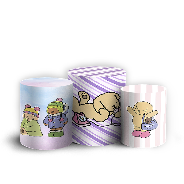 Trio Cilindro - Bobbie Goods - Sublimado 3D