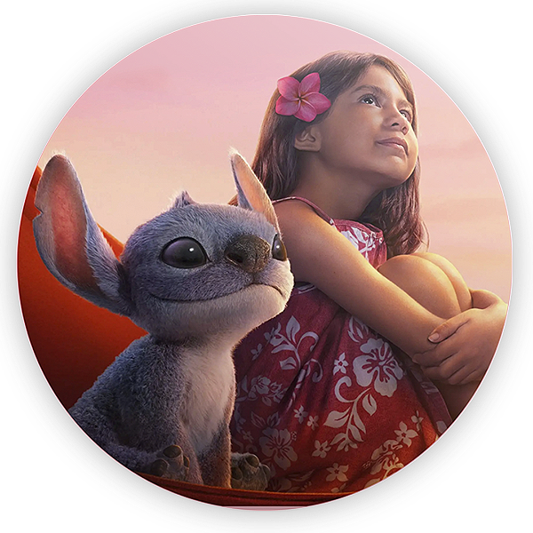 Painel de Mesa - Lilo Stitch - Sublimado 3D