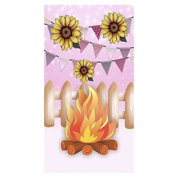 Faixa Lateral - Festa Junina - Sublimado 3D