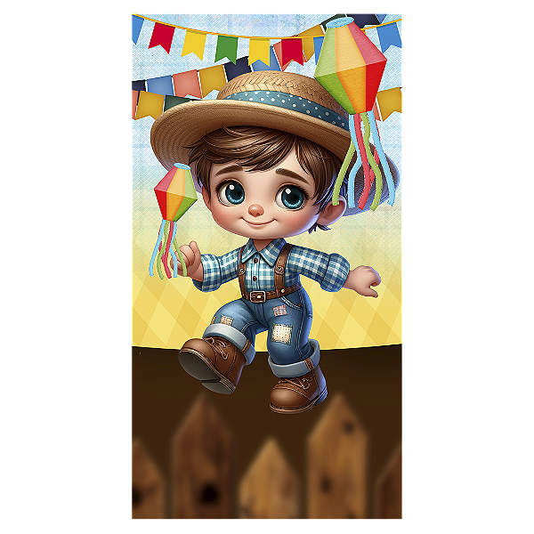 Faixa Lateral - Festa Junina - Sublimado 3D