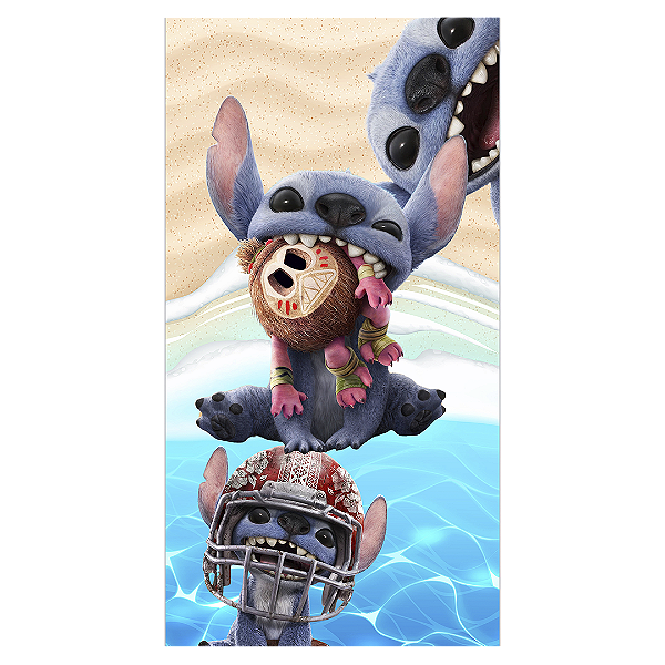 Faixa Lateral - Lilo Stitch - Sublimado 3D