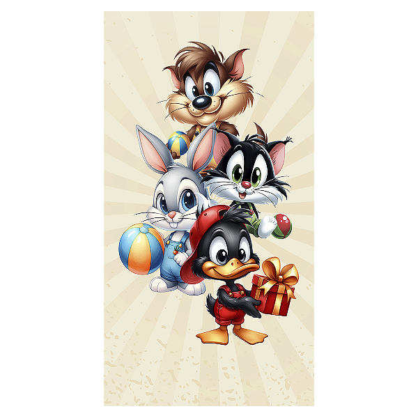 Faixa Lateral - Looney Tunes - Sublimado 3D