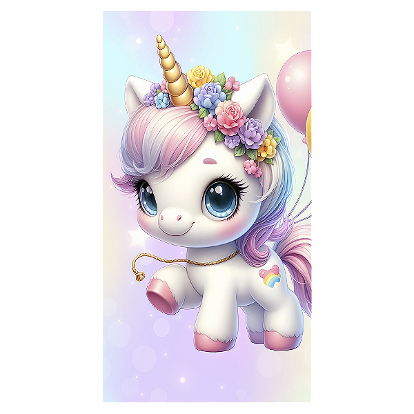 Faixa Lateral - Unicornio - Sublimado 3D