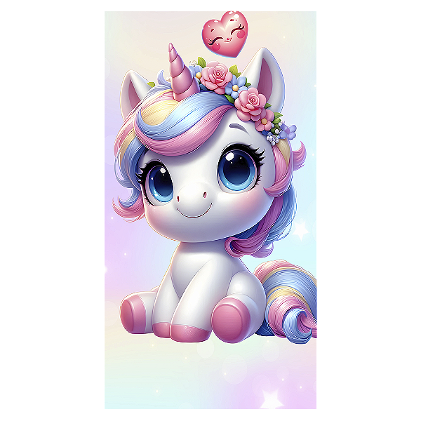 Faixa Lateral - Unicornio - Sublimado 3D