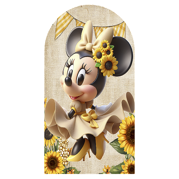 Faixa Lateral - Minnie - Sublimado 3D
