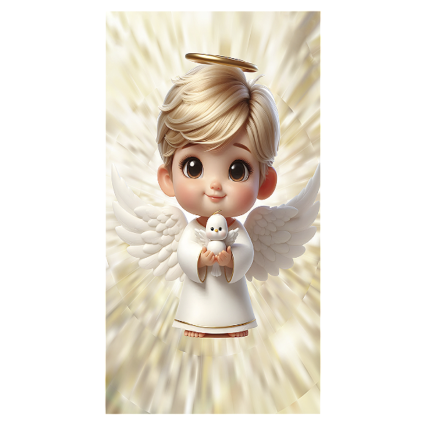 Faixa Lateral - Anjos Batismo - Sublimado 3D