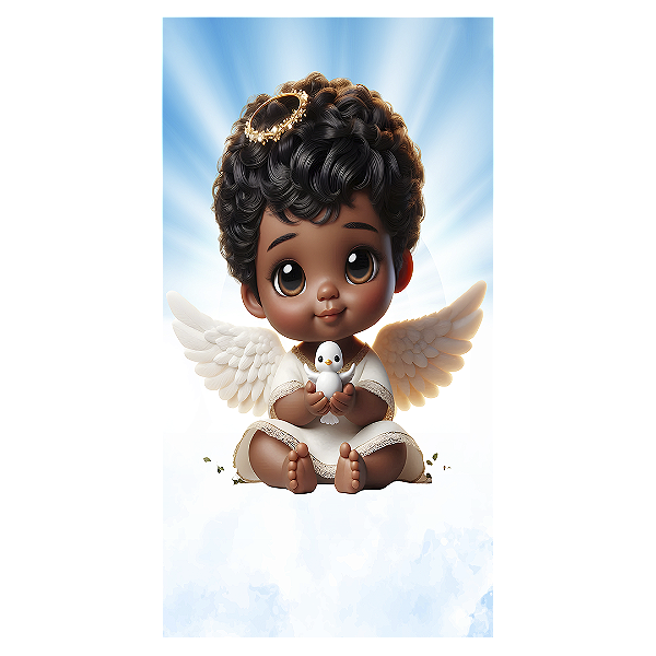 Faixa Lateral - Anjos Batismo - Sublimado 3D