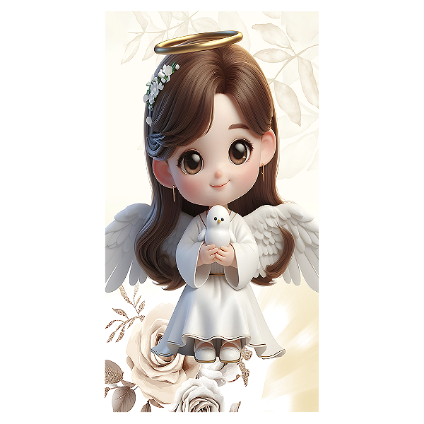 Faixa Lateral - Anjos Batismo - Sublimado 3D