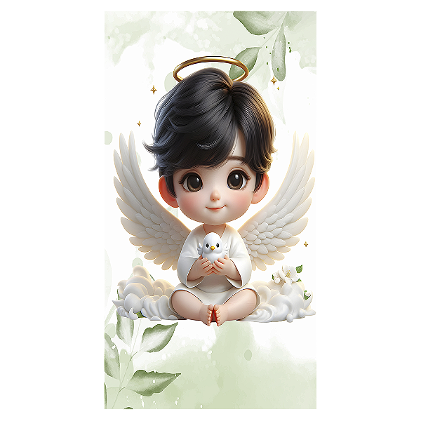 Faixa Lateral - Anjos Batismo - Sublimado 3D