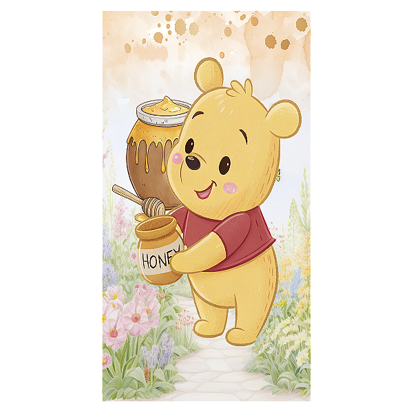 Faixa Lateral - Ursinho Pooh - Sublimado 3D