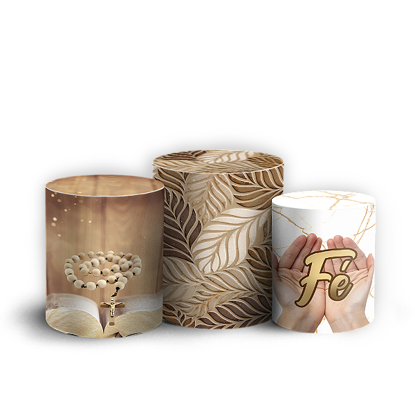 Trio Cilindro - Religioso Evangelico - Sublimado 3D