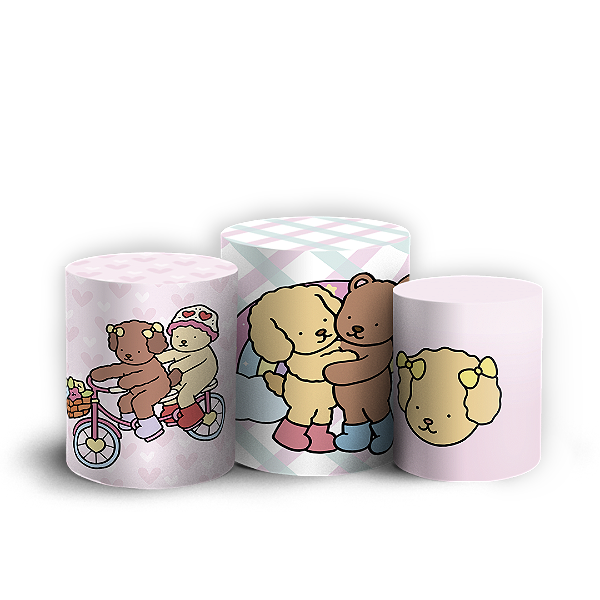 Trio Cilindro - Bobbie Goods - Sublimado 3D