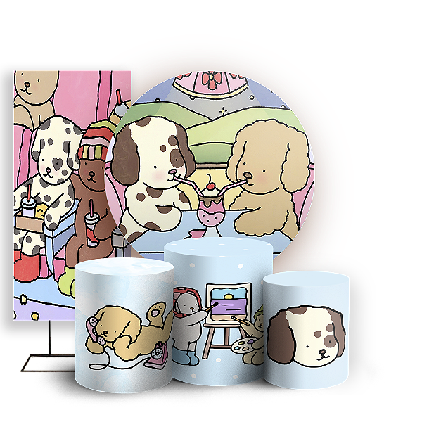 KIT Redondo Trio e Faixa - Bobbie Goods - Sublimado 3D