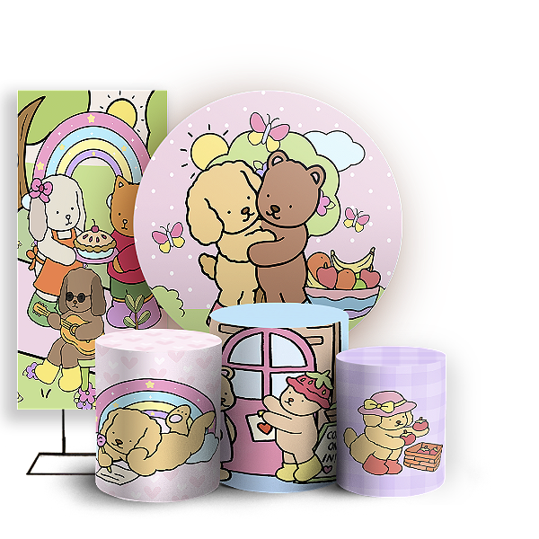 KIT Redondo Trio e Faixa - Bobbie Goods - Sublimado 3D