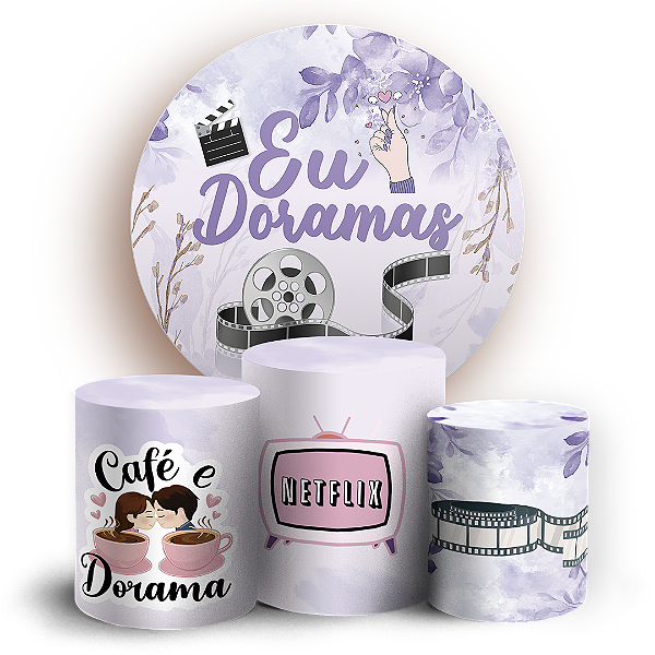 KIT Redondo e Trio - Dorama - Sublimado 3D