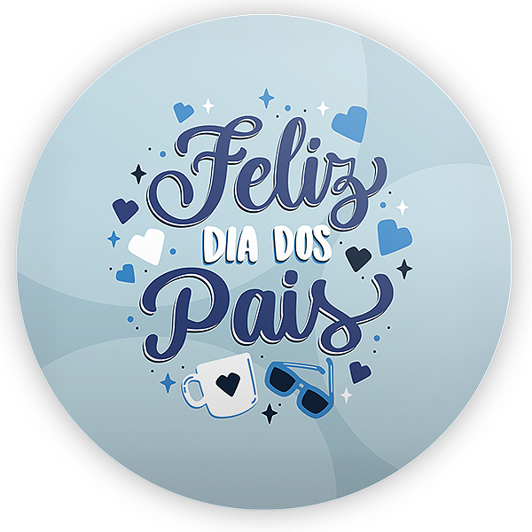 Painel de Mesa - Dia Dos Pais - Sublimado 3D