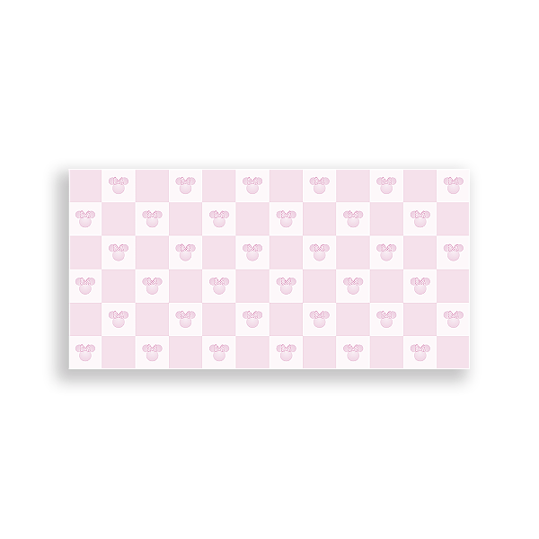 Painel Retangular - Confeitaria Minnie By Vivi - Sublimado 3D