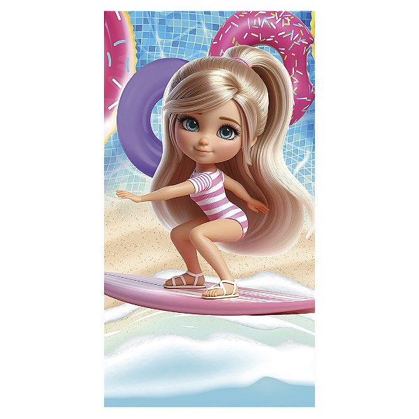 Faixa Lateral - Barbie - Sublimado 3D