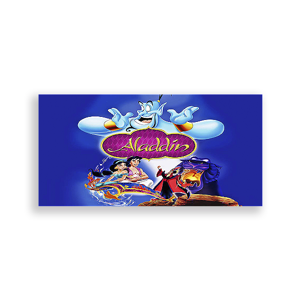 Painel Retangular - Aladdin Jasmine - Sublimado 3D