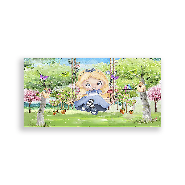 Painel Retangular - Alice - Sublimado 3D