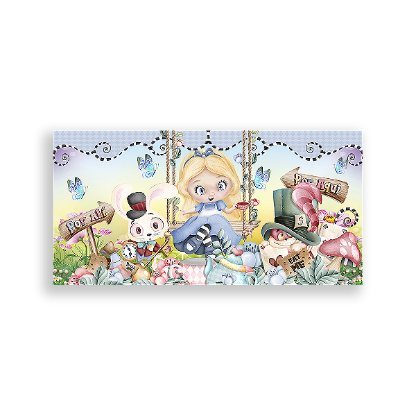 Painel Retangular - Alice - Sublimado 3D