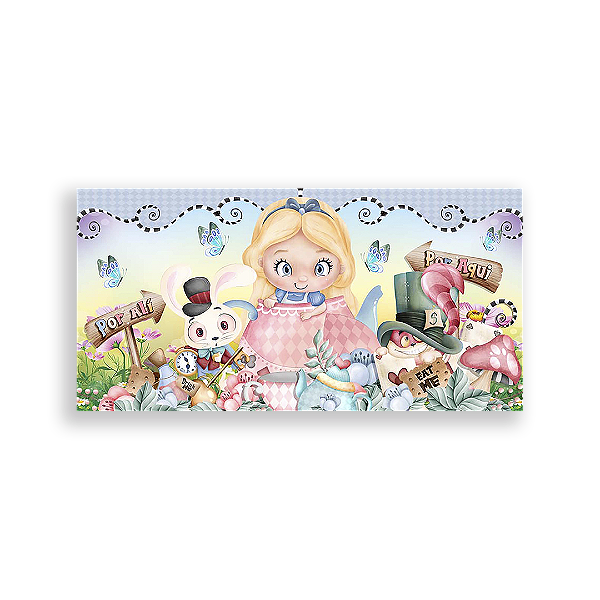 Painel Retangular - Alice - Sublimado 3D