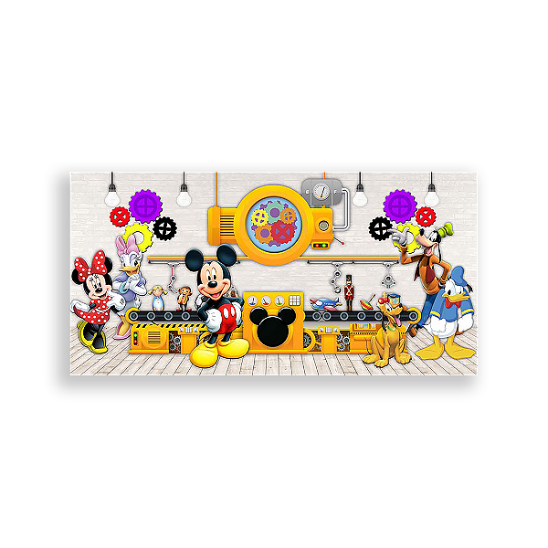 Painel Retangular - Disney Brinquedos - Sublimado 3D