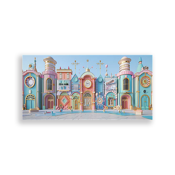 Painel Retangular - Disney Brinquedos - Sublimado 3D