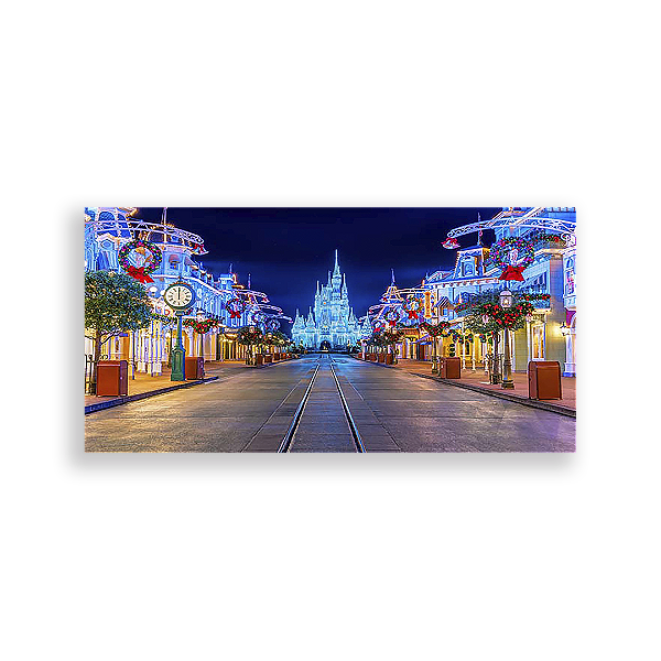 Painel Retangular - Disney Castelos - Sublimado 3D