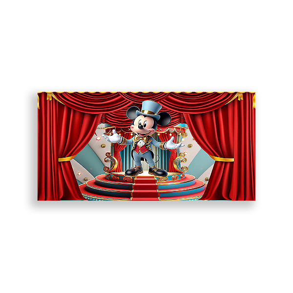 Painel Retangular - Disney Circo - Sublimado 3D