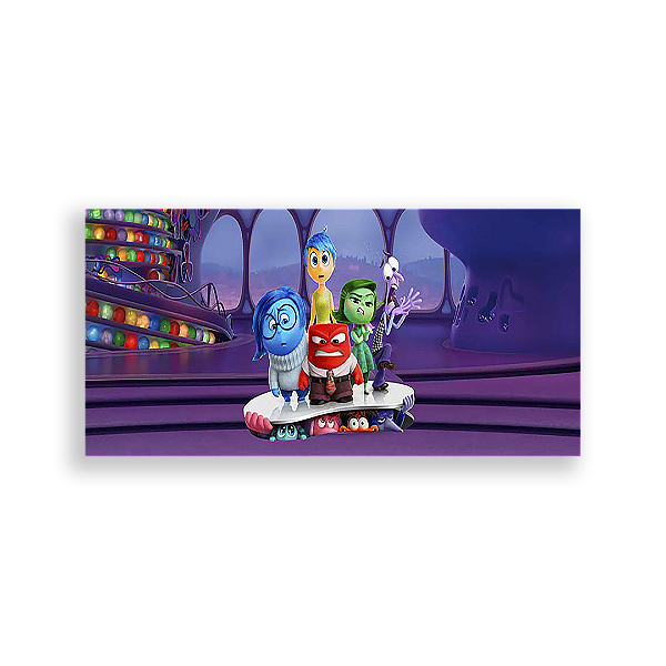 Painel Retangular - Divertida Mente - Sublimado 3D