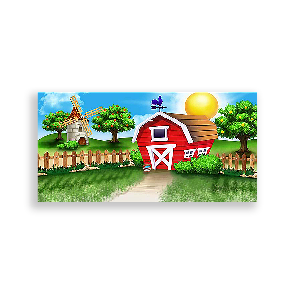 Painel Retangular - Fazenda - Sublimado 3D