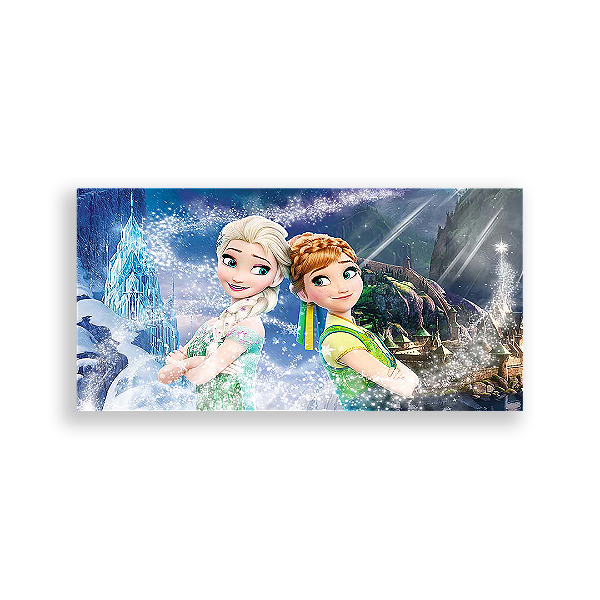 Painel Retangular - Frozen Fever - Sublimado 3D