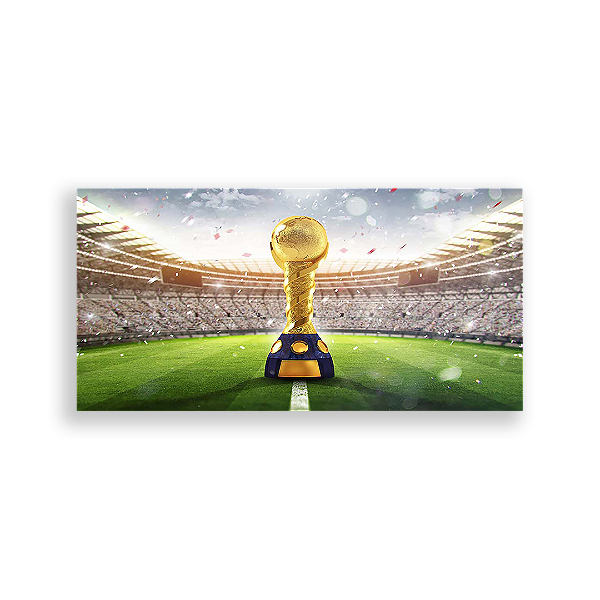 Painel Retangular - Futebol Esportes - Sublimado 3D
