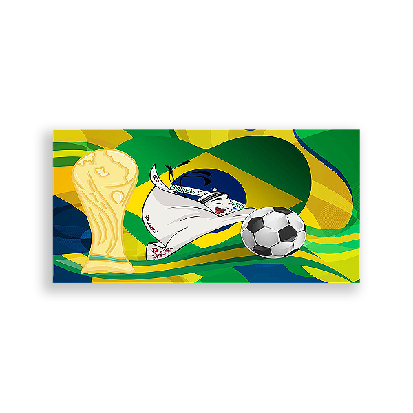Painel Retangular - Futebol Esportes - Sublimado 3D