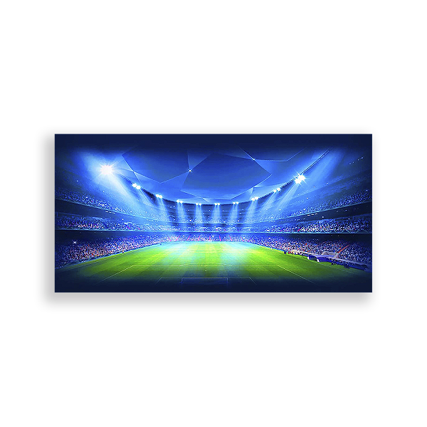 Painel Retangular - Futebol Esportes - Sublimado 3D
