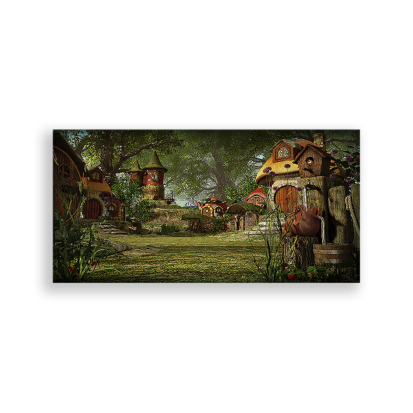 Painel Retangular - Jardim - Sublimado 3D