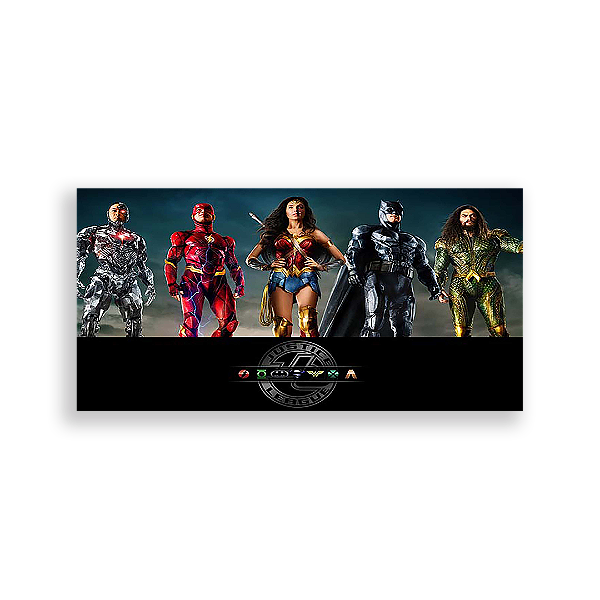 Painel Retangular - Liga Da Justiça - Sublimado 3D