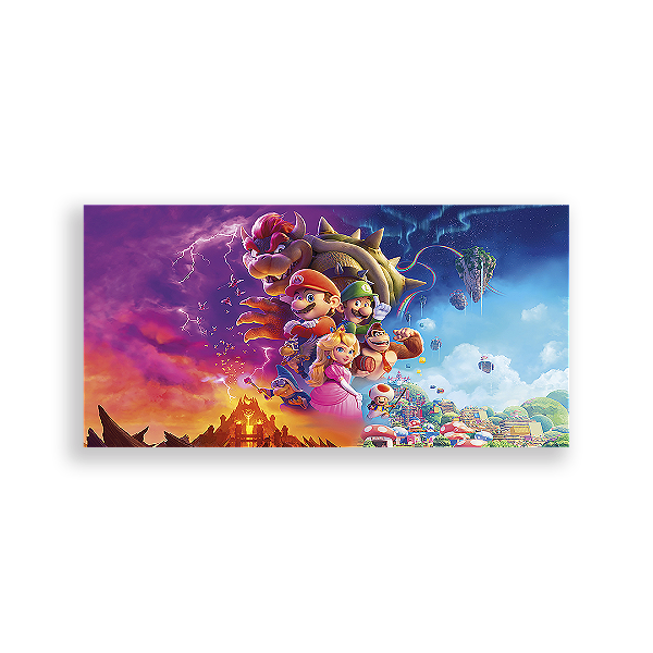 Painel Retangular - Mario - Sublimado 3D