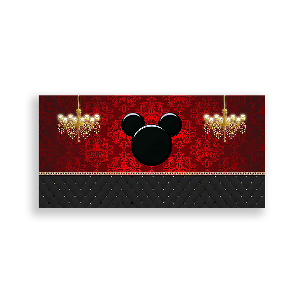 Painel Retangular - Mickey Mouse - Sublimado 3D