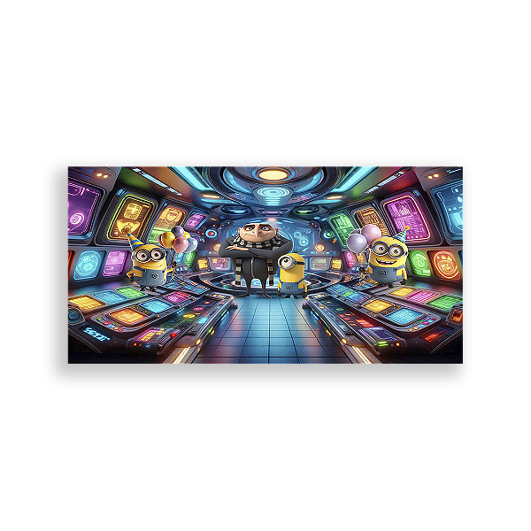 Painel Retangular - Minions - Sublimado 3D