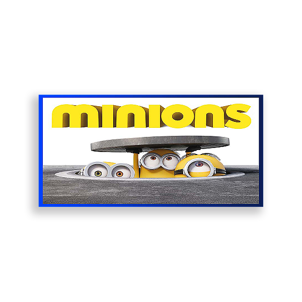 Painel Retangular - Minnions - Sublimado 3D