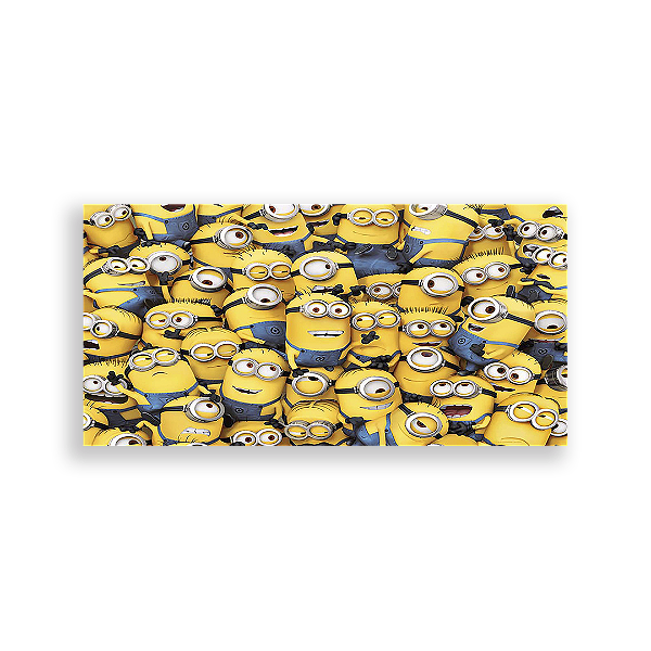 Painel Retangular - Minnions - Sublimado 3D