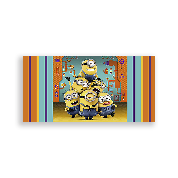 Painel Retangular - Minnions - Sublimado 3D